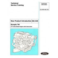 Ford Granada/Scorpio 2.5 Turbo Diesel System Training Manual